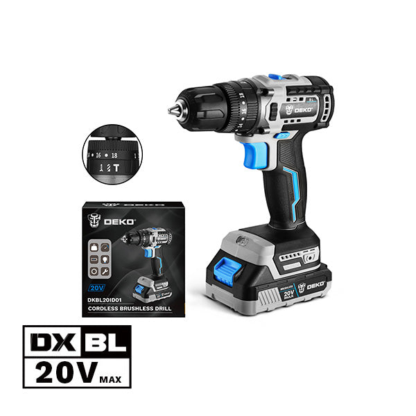 20V BRUSHLESS IMPACT DRILL DEKO Tools